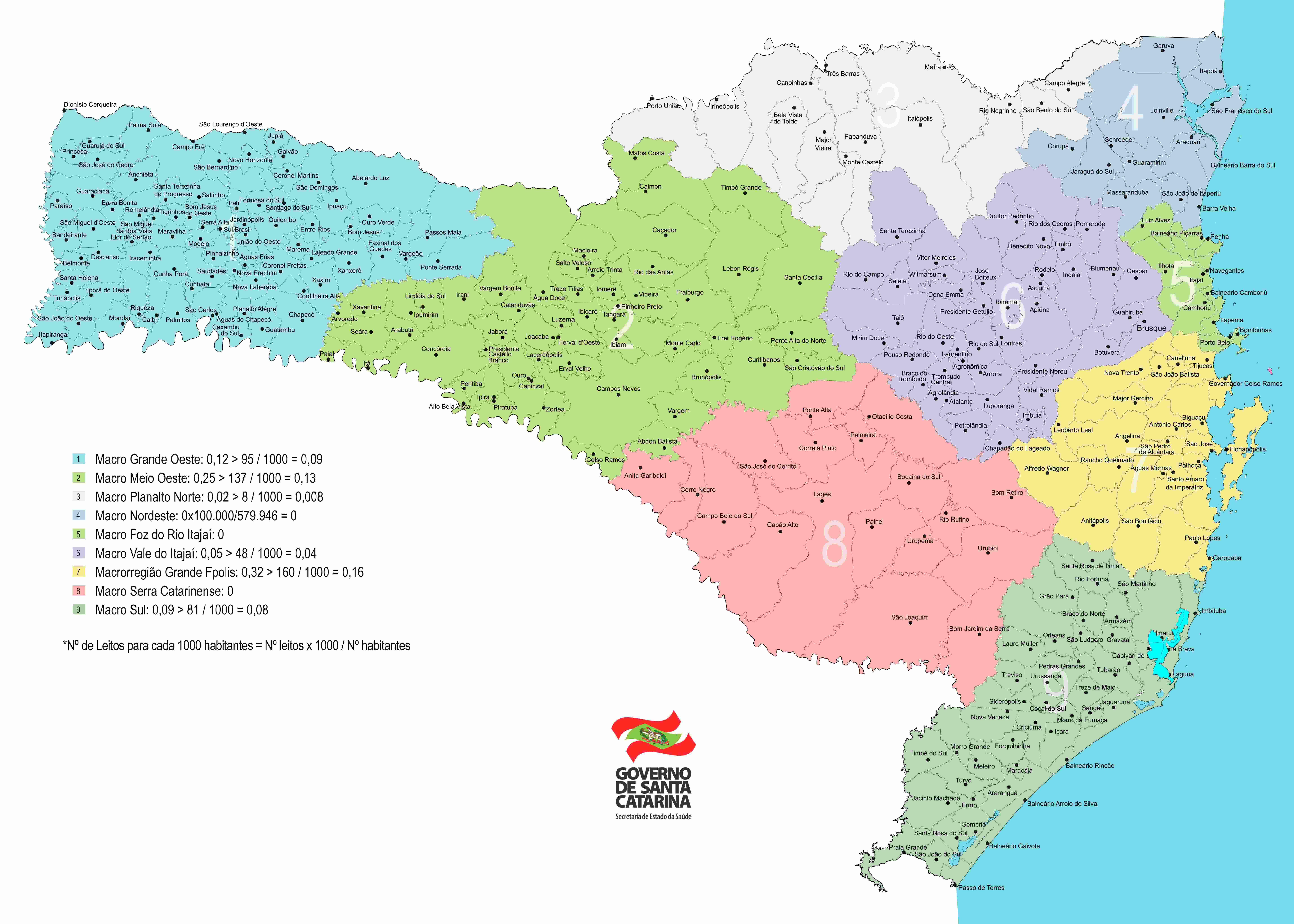 macrorregionais de saude 2