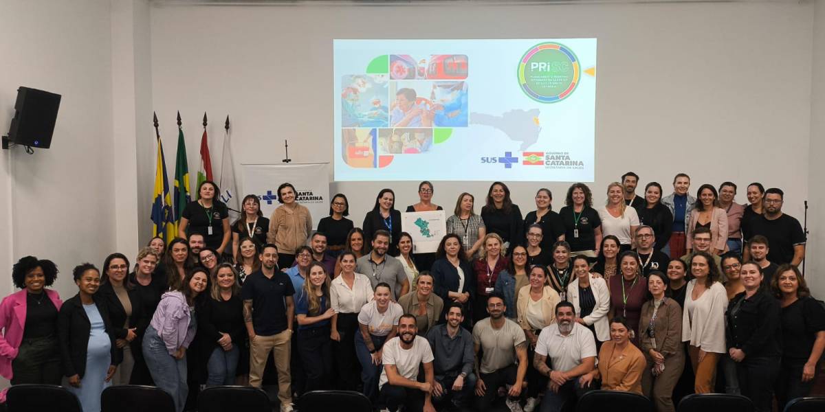 Encontro Regional na Foz do Rio Itajaí fortalece a integração dos serviços de saúde materno-infantil