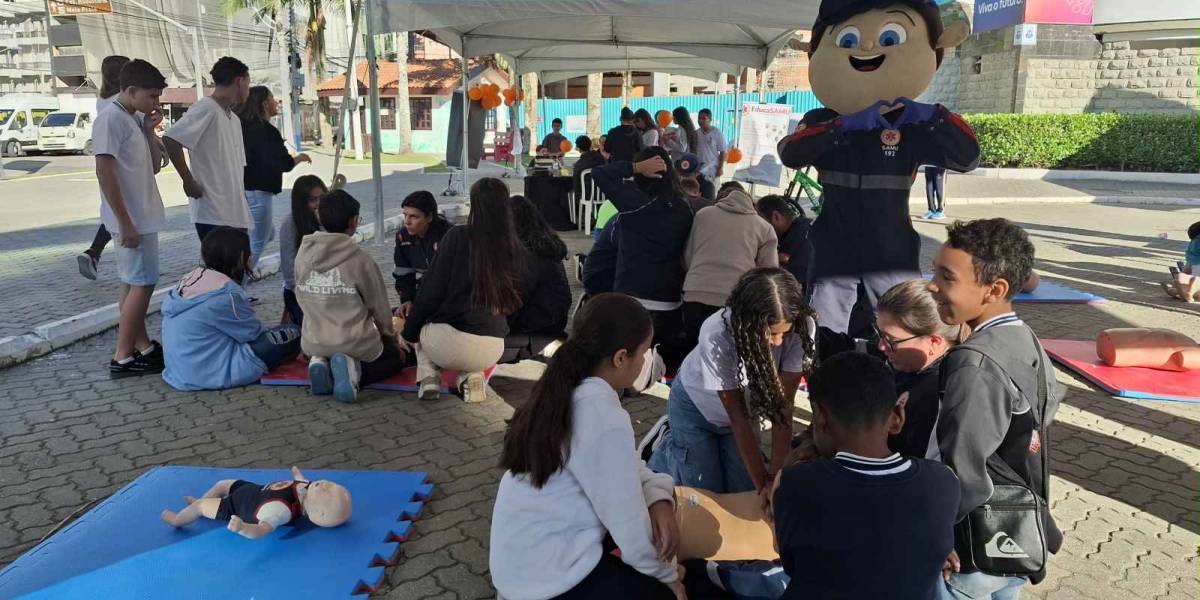 Em Itapema, projeto SAMU no Parque promove ações de educação e prevenção em saúde