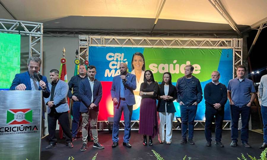 Com recursos do Governo do Estado, nova Unidade Básica de Saúde é inaugurada em Criciúma
