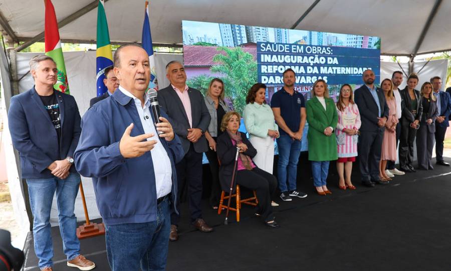 Saúde em Obras: Jorginho Mello entrega revitalização da Emergência Obstétrica e outros serviços na Maternidade Darcy Vargas em Joinville