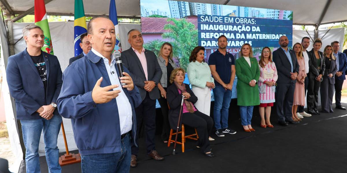 Saúde em Obras: Jorginho Mello entrega revitalização da Emergência Obstétrica e outros serviços na Maternidade Darcy Vargas em Joinville