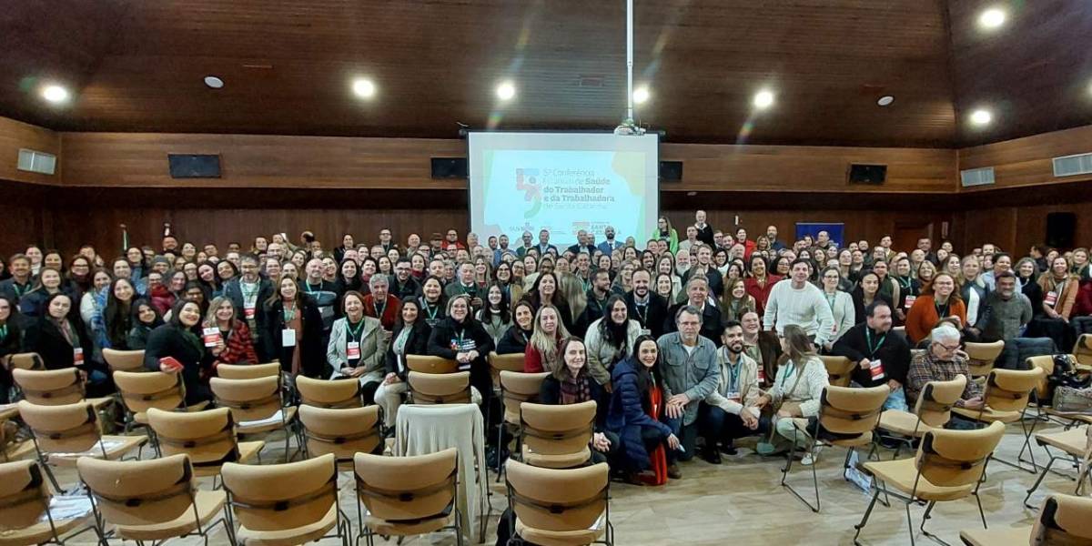 Santa Catarina define propostas que irão para a Conferência Nacional da Saúde do Trabalhador