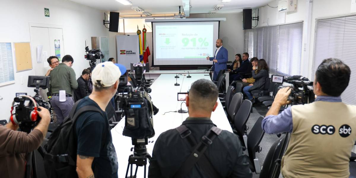 Ações do Governo do Estado, com os municípios, reduzem em mais de 90% casos e óbitos por dengue em Santa Catarina