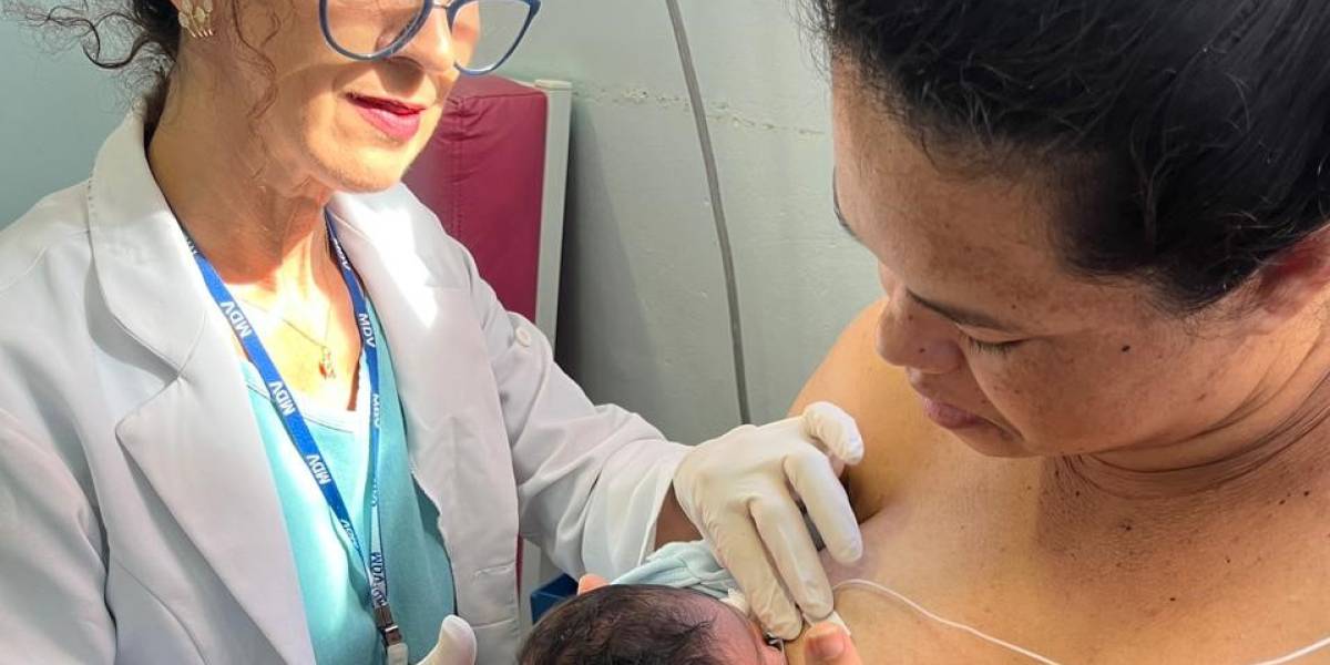 Agosto Dourado: Maternidade Darcy Vargas realiza ações na Semana Mundial de aleitamento materno