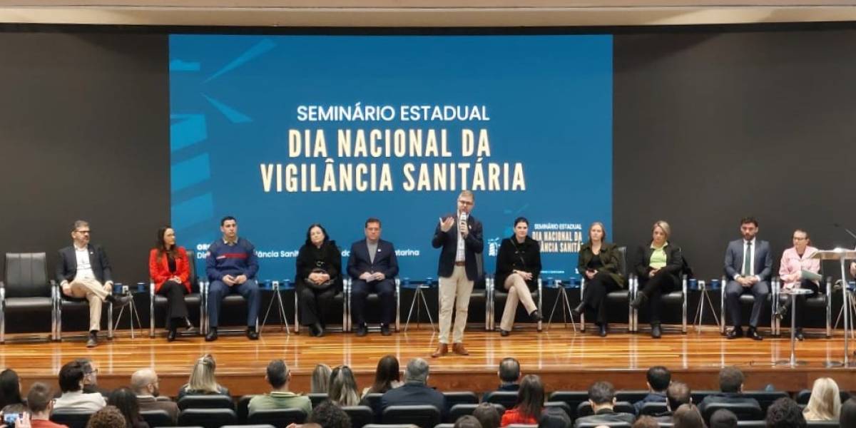 Seminário Estadual de Vigilância Sanitária traz ações e experiências realizadas em Santa Catarina