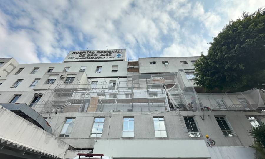Saúde em Obras: Modernização do Hospital Regional de São José vai da fachada aos espaços internos