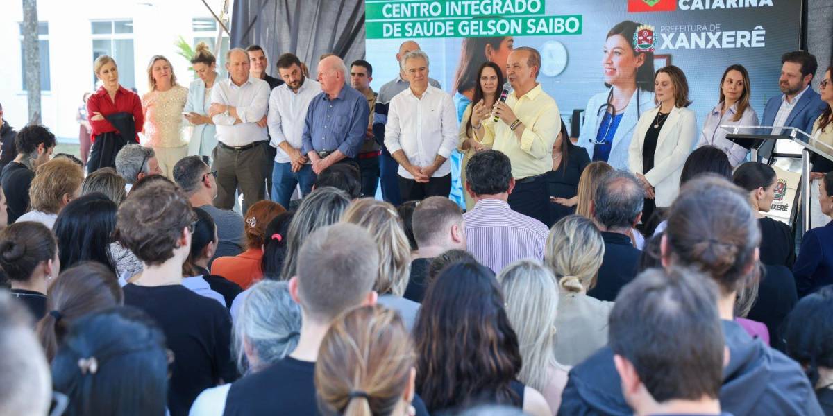 Prédio do Centro Integrado de Saúde Gelson Saibo de Xanxerê é entregue com R$ 18 milhões de investimentos do Estado  