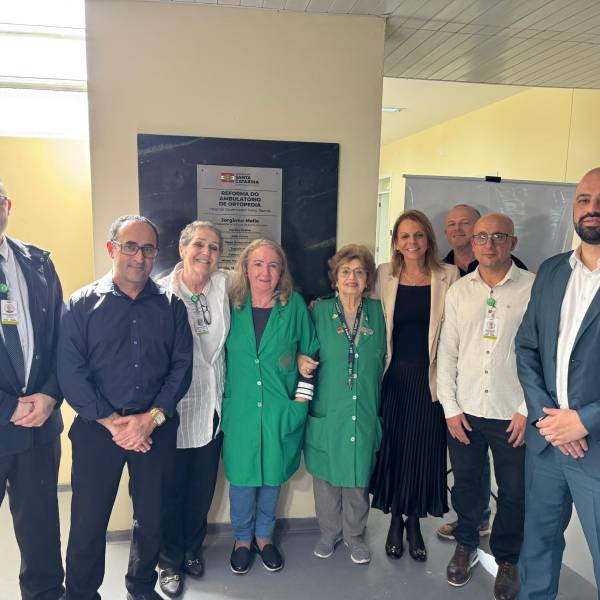 Saúde em Obras: Governo do Estado entrega reforma e ampliação do Ambulatório de Ortopedia do Hospital Celso Ramos