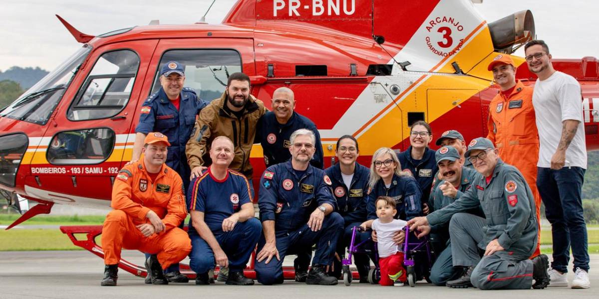 Serviço Aeromédico do SAMU em Blumenau completa 10 anos salvando vidas pelos céus de Santa Catarina
