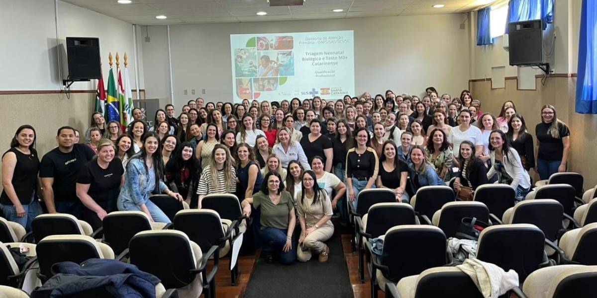 Saúde promove qualificação em triagem neonatal para 150 profissionais da Grande Oeste