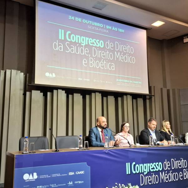 Secretário de Saúde participa da abertura do II Congresso de Direito da Saúde, Direito Médico e Bioética