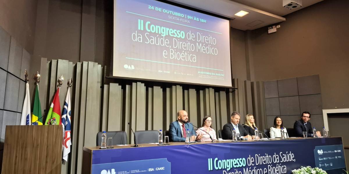 Secretário de Saúde participa da abertura do II Congresso de Direito da Saúde, Direito Médico e Bioética