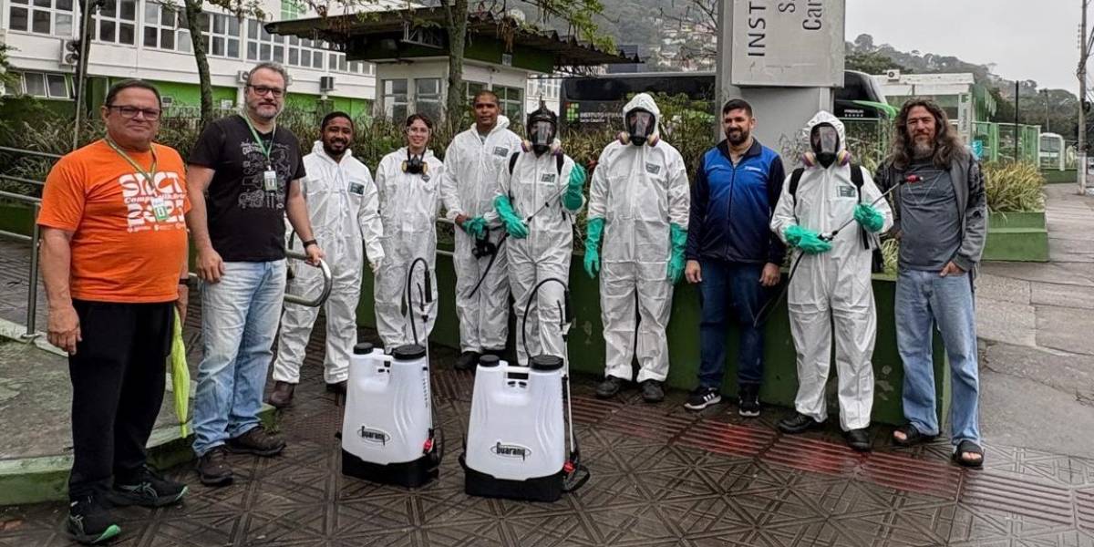 Dengue SC: Saúde realiza aplicação de inseticida no IFSC para controle do mosquito Aedes aegypti