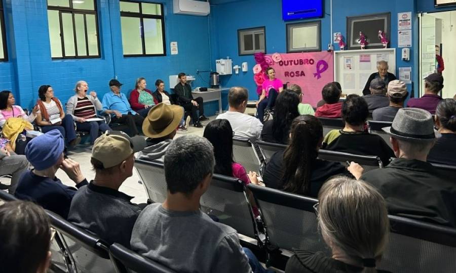 Outubro Rosa: Hospital Regional Terezinha Gaio Basso realiza ações de conscientização do câncer de mama