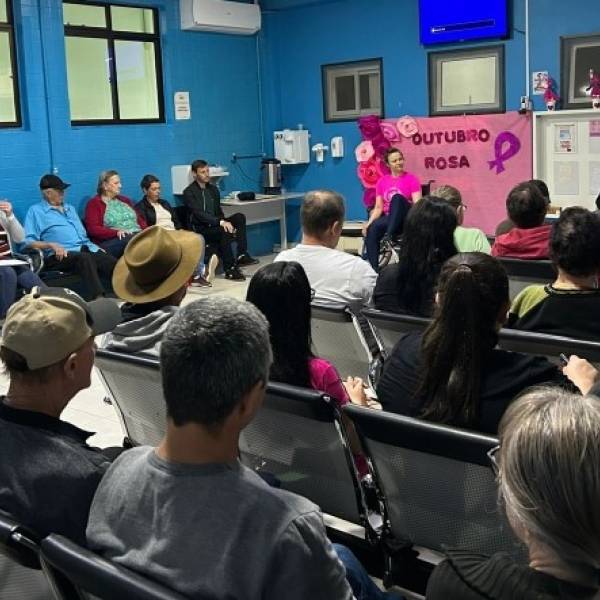 Outubro Rosa: Hospital Regional Terezinha Gaio Basso realiza ações de conscientização do câncer de mama