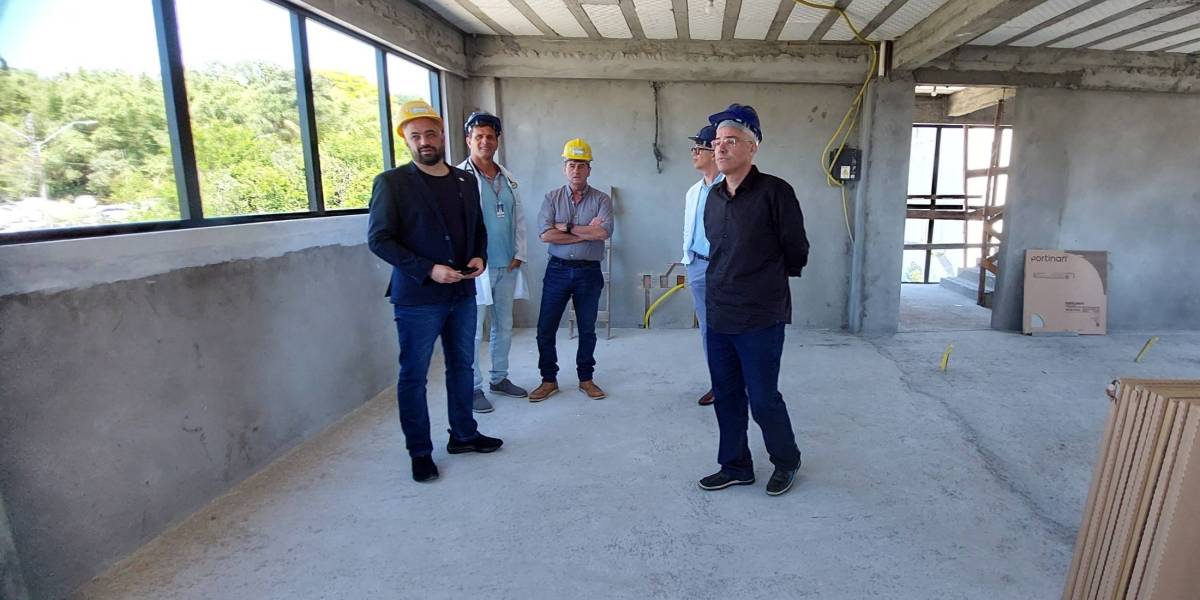 Saúde em Obras: No Instituto de Cardiologia de Santa Catarina, avança a construção do novo espaço de Reabilitação 