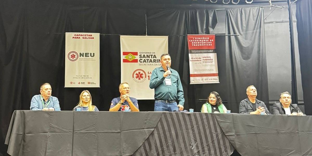 Saúde promove o Simpósio Catarinense de Emergências Traumáticas para fortalecer a rede de urgência