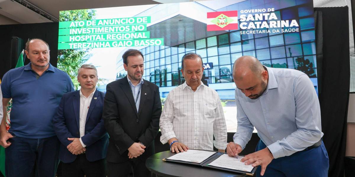 Governo de SC anuncia investimentos de R$ 23 milhões para o Hospital Regional de São Miguel 