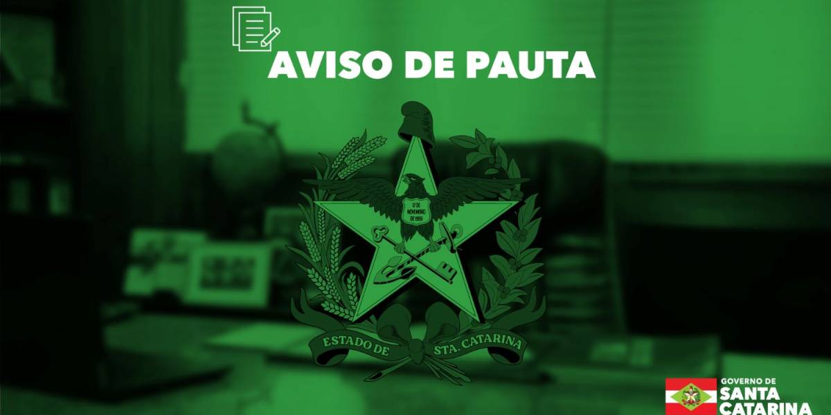 AVISO DE PAUTA: em Joinville, governador assina protocolo de intenção para ampliação da Maternidade Darcy de Vargas e do Hospital São José