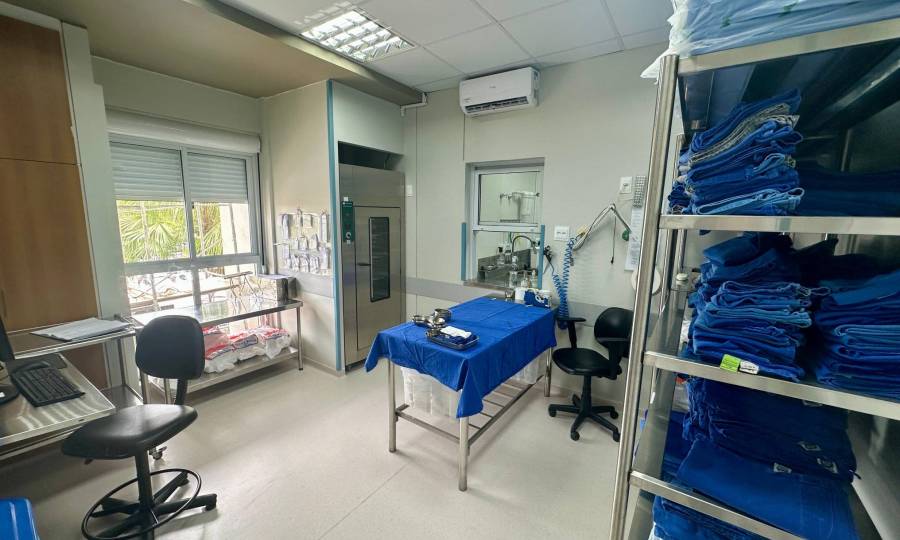 Saúde em Obras: Central de Material e Esterilização do Instituto de Cardiologia recebe manutenção e reforça a segurança hospitalar