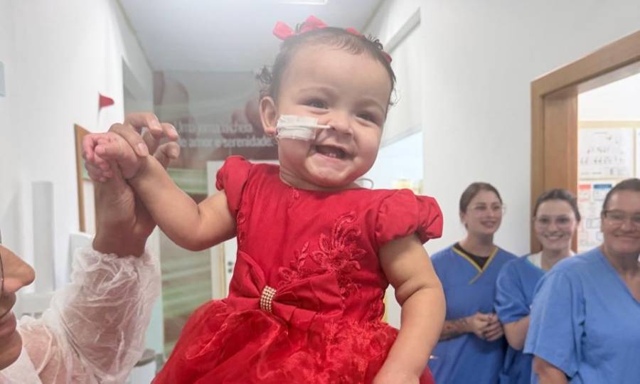 Em Criciúma, Criança recebe alta do Hospital Materno-Infantil Santa Catarina 400 dias após nascer