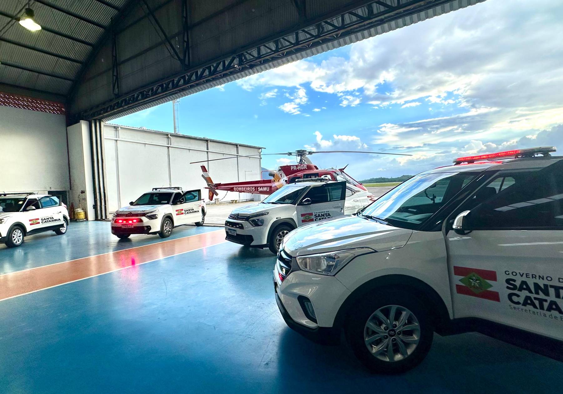 Após mais de 1,7 mil procedimentos em 2025, SC Transplantes renova frota de veículos