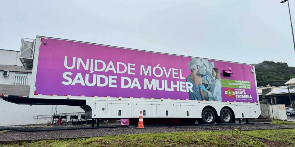 Em Concórdia, Carreta da Saúde da Mulher realiza exames em pacientes da região