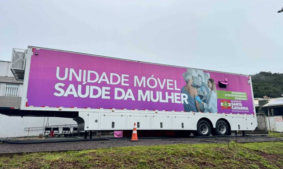 Em Concórdia, Carreta da Saúde da Mulher realiza exames em pacientes da região