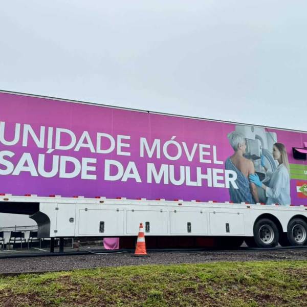 Em Concórdia, Carreta da Saúde da Mulher realiza exames em pacientes da região