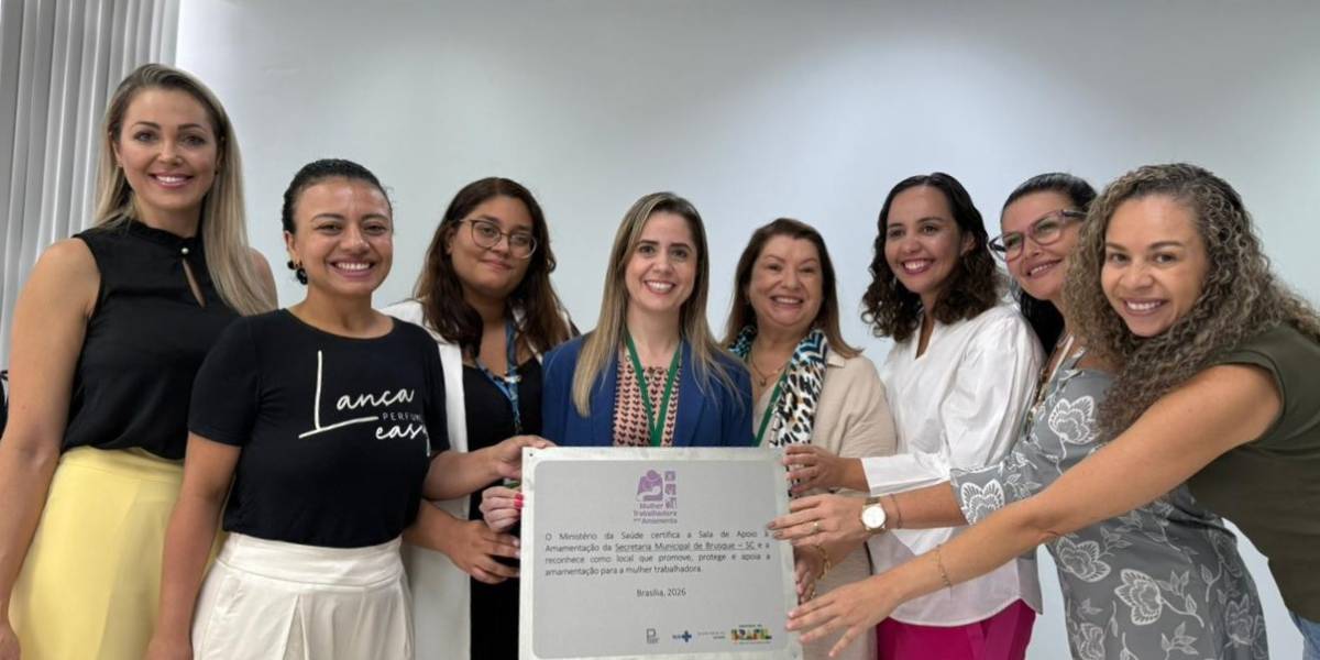 Santa Catarina entrega certificado para sala de amamentação no município de Brusque