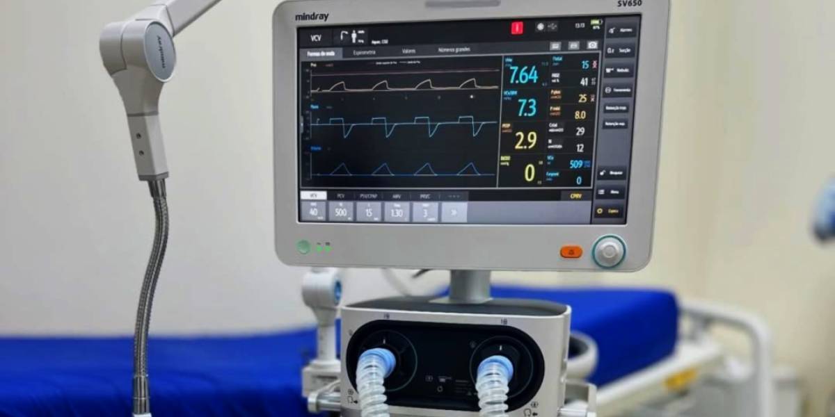 Hospitais da rede estadual recebem 58 ventiladores para reforçar atendimento intensivo