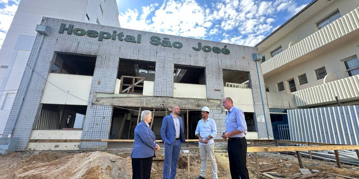 Saúde em Obras: Em Criciúma, Hospital São José passa por nova revitalização