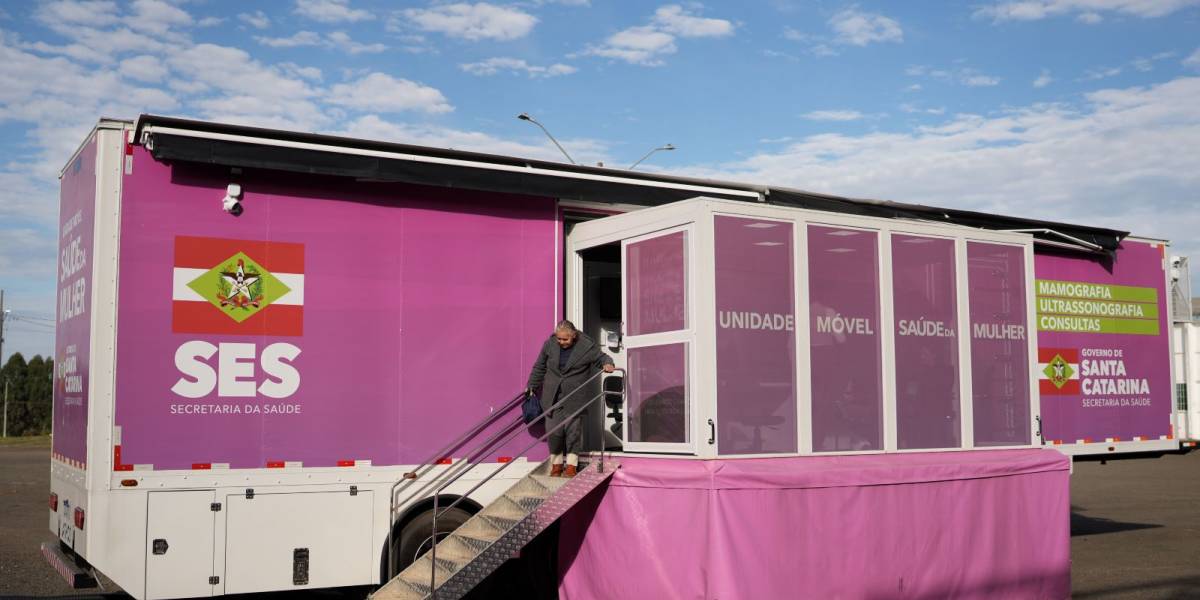 Em Catanduvas, Carreta da Saúde da Mulher inicia exames em pacientes da região