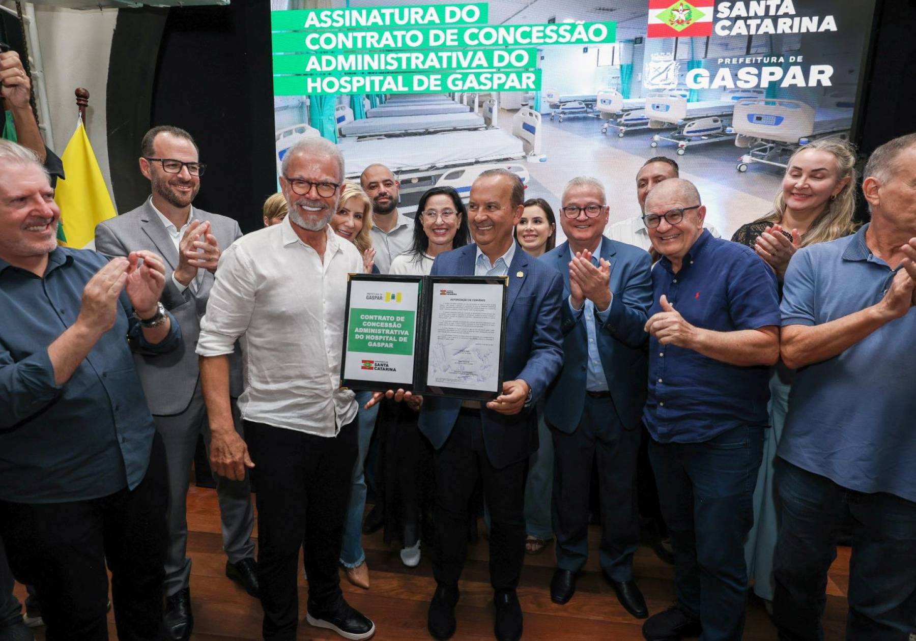 Governo do Estado assina contrato de concessão administrativa e anuncia R$ 24 milhões para hospital de Gaspar