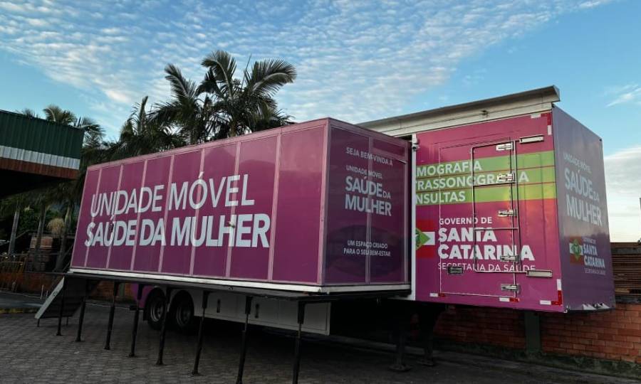 Carreta da Saúde da Mulher está em Nova Trento e amplia exames de prevenção