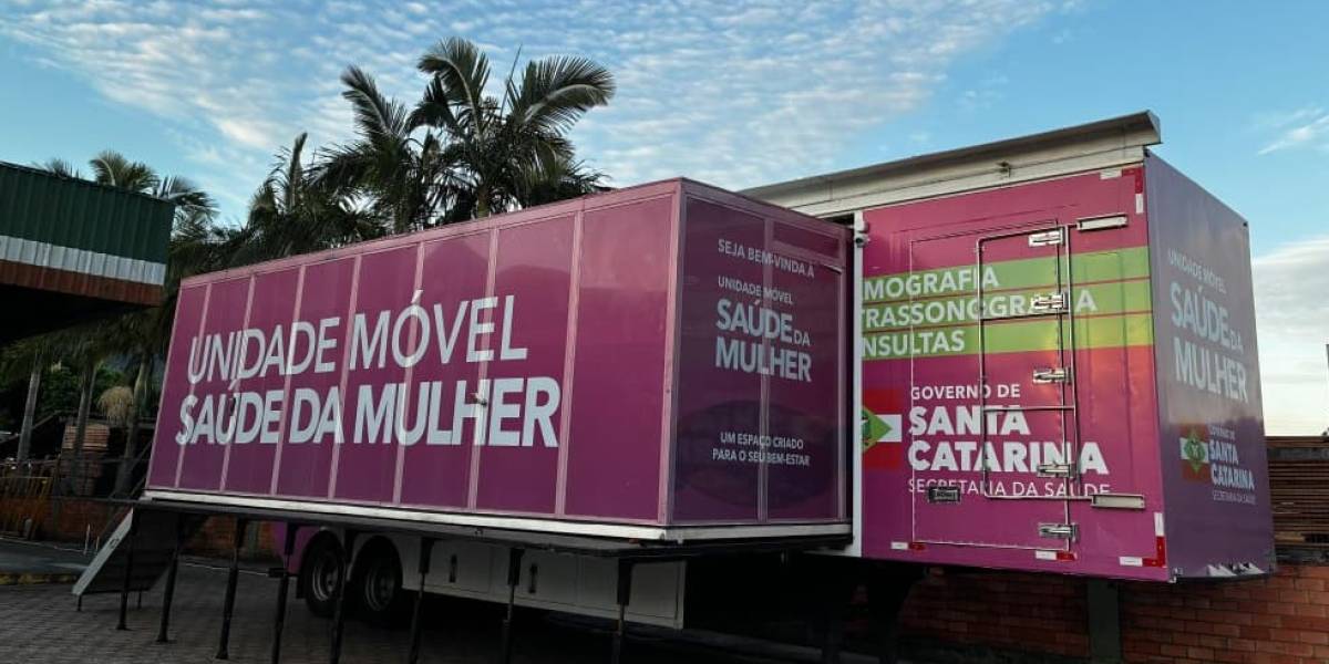 Carreta da Saúde da Mulher está em Nova Trento e amplia exames de prevenção