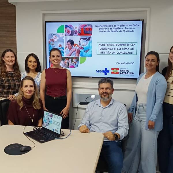 Vigilância Sanitária de Santa Catarina tem excelência atestada pela Anvisa