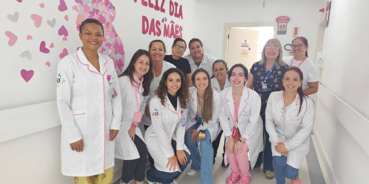 Amor e ressignificação: Hospital Tereza Ramos promove ações de humanização no Mês das Mães em Lages