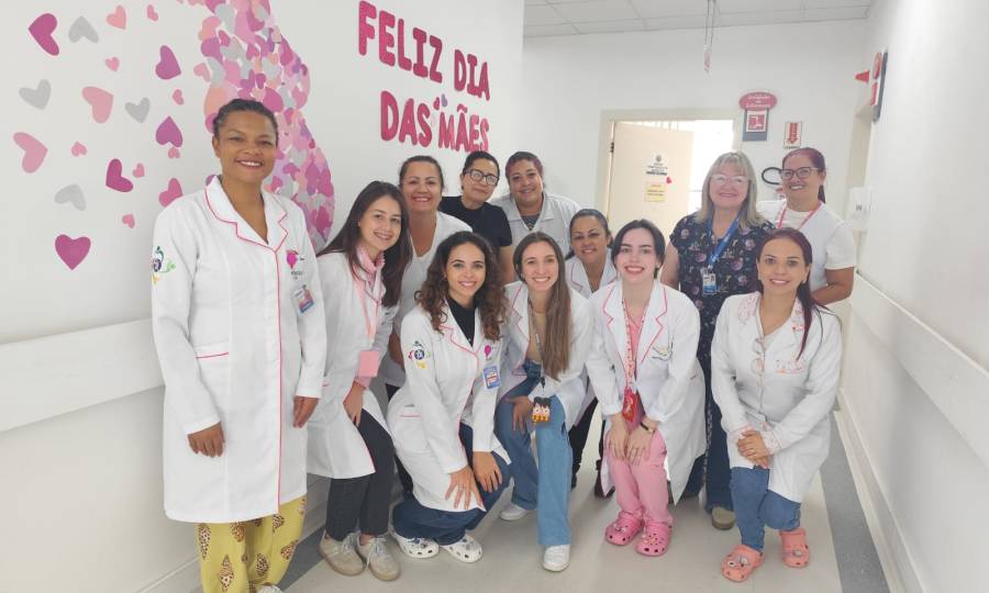 Amor e ressignificação: Hospital Tereza Ramos promove ações de humanização no Mês das Mães em Lages