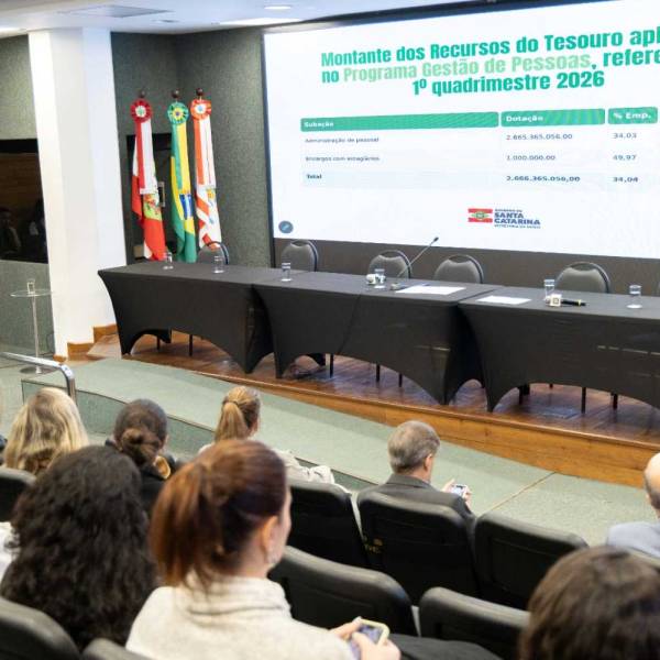 Saúde SC apresenta ações e investimentos no primeiro quadrimestre em audiência na Alesc