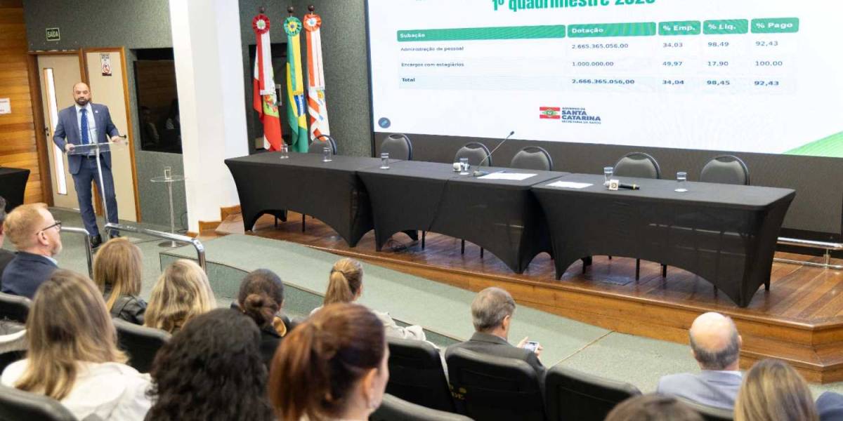 Saúde SC apresenta ações e investimentos no primeiro quadrimestre em audiência na Alesc