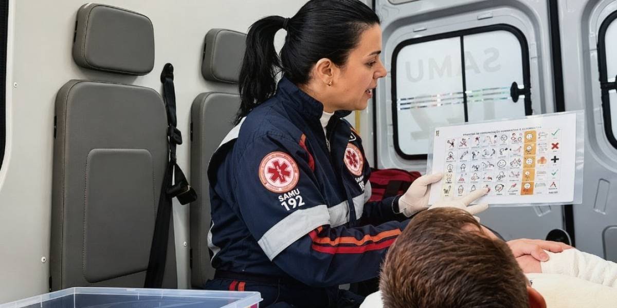 SAMU de Indaial implanta atendimento inclusivo a pacientes com sensibilidade sensorial e dificuldades de comunicação