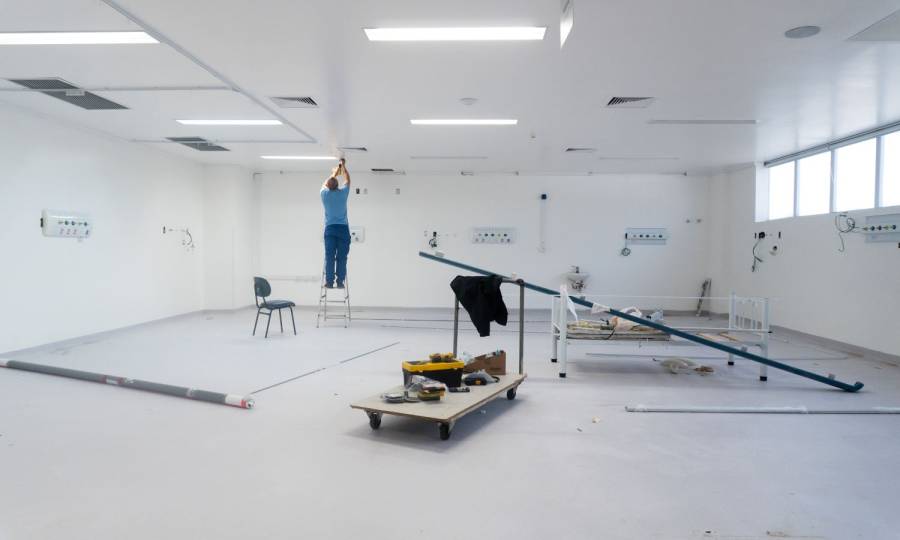 Saúde em Obras: nova UTI adulto do Hospital Regional do Oeste, em Chapecó, entra na fase final