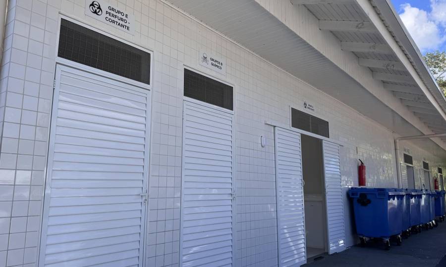 Em Ibirama, Hospital Dr. Waldomiro Colautti moderniza área de armazenamento de resíduos