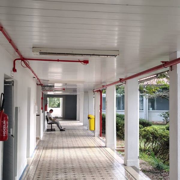 Saúde em Obras: Hospital Nereu Ramos executa melhorias para ampliar a segurança contra incêndios 