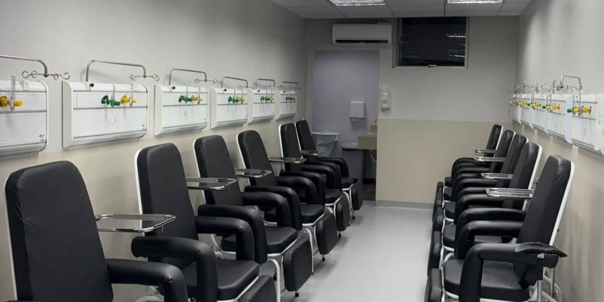 Hospital Regional de São José entrega nova Sala de Medicação para pacientes da Emergência