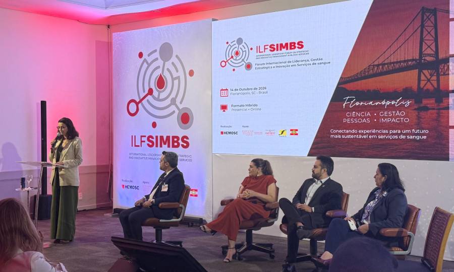 Fórum internacional do HEMOSC debate inovação e excelência em serviços de sangue