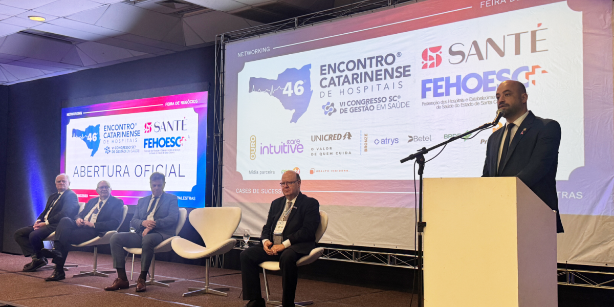Governo do Estado apresenta avanços da saúde catarinense no 46º Encontro Catarinense de Hospitais