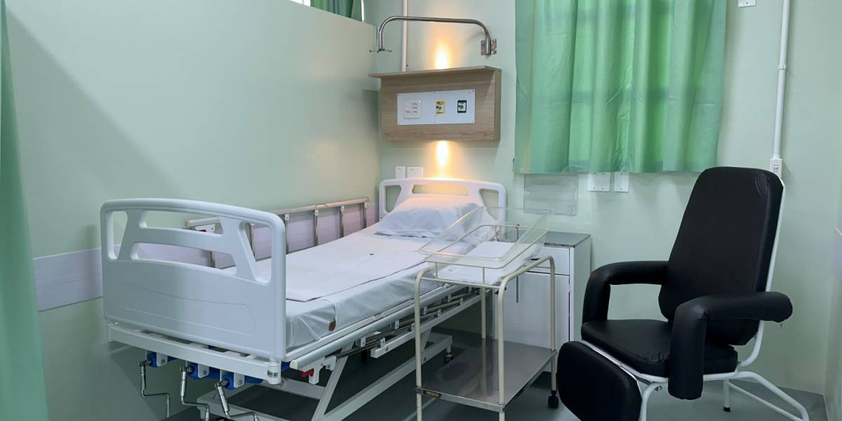 Saúde em Obras: Maternidade Carmela Dutra reforma unidade de internação e amplia conforto para mães e bebês